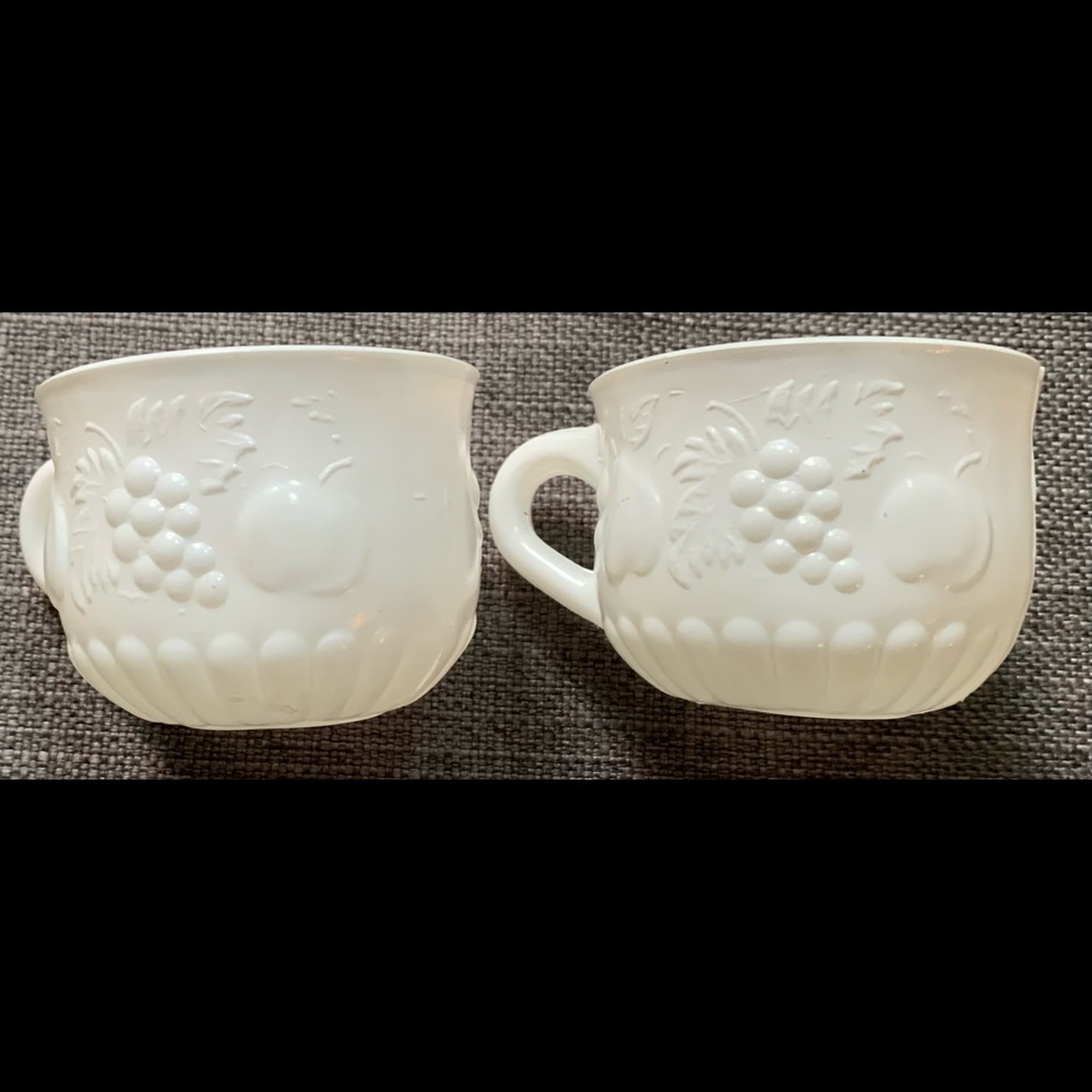 Vintage milk glass